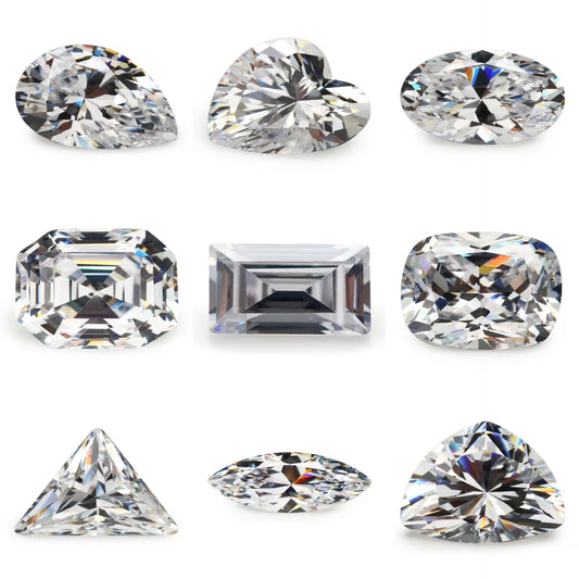 5A VVS Quality Loose Stone with Excellent Polish on All Facets - 10pcs