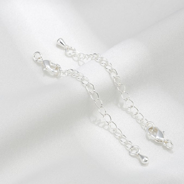 Lobster Clasp with Extended Chain-5pcs
