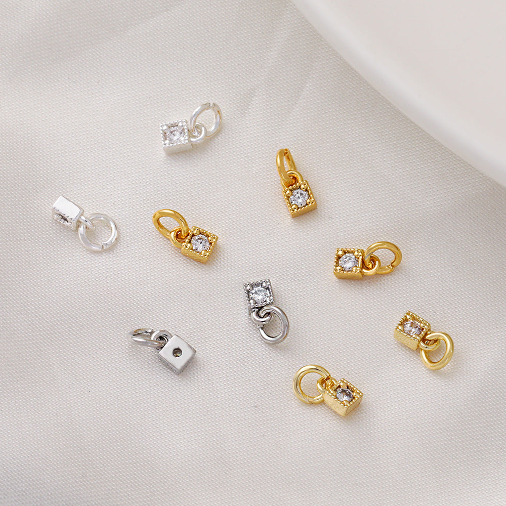 10pcs Flower Bud Small Dangle Charm Pendant