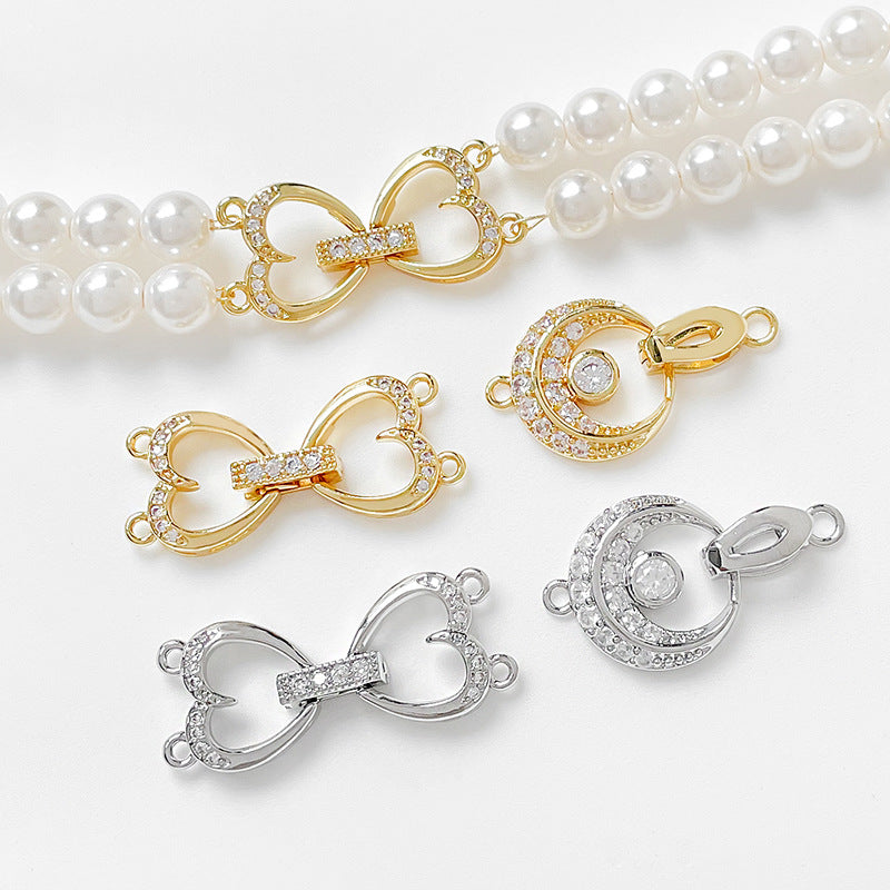 Round Shape Zircon Closure