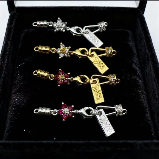 Lobster End Clasp with Zirconia Stones