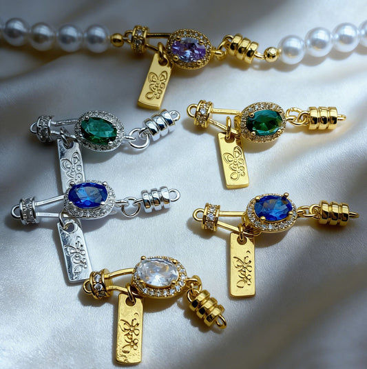 Tarnish-Resistant Butterfly Tag Holder (Versatile Clasp)