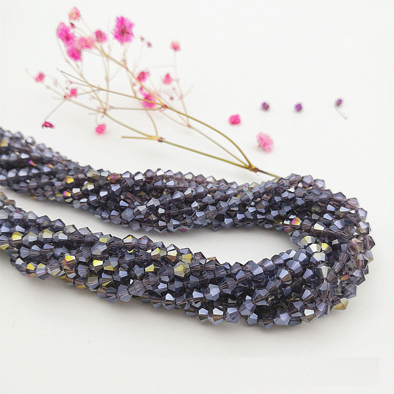 10 Strands 5/6/8mm Bicone Crystal Beads