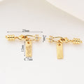(2pcs)Lobster Clasp Set with Buttefly