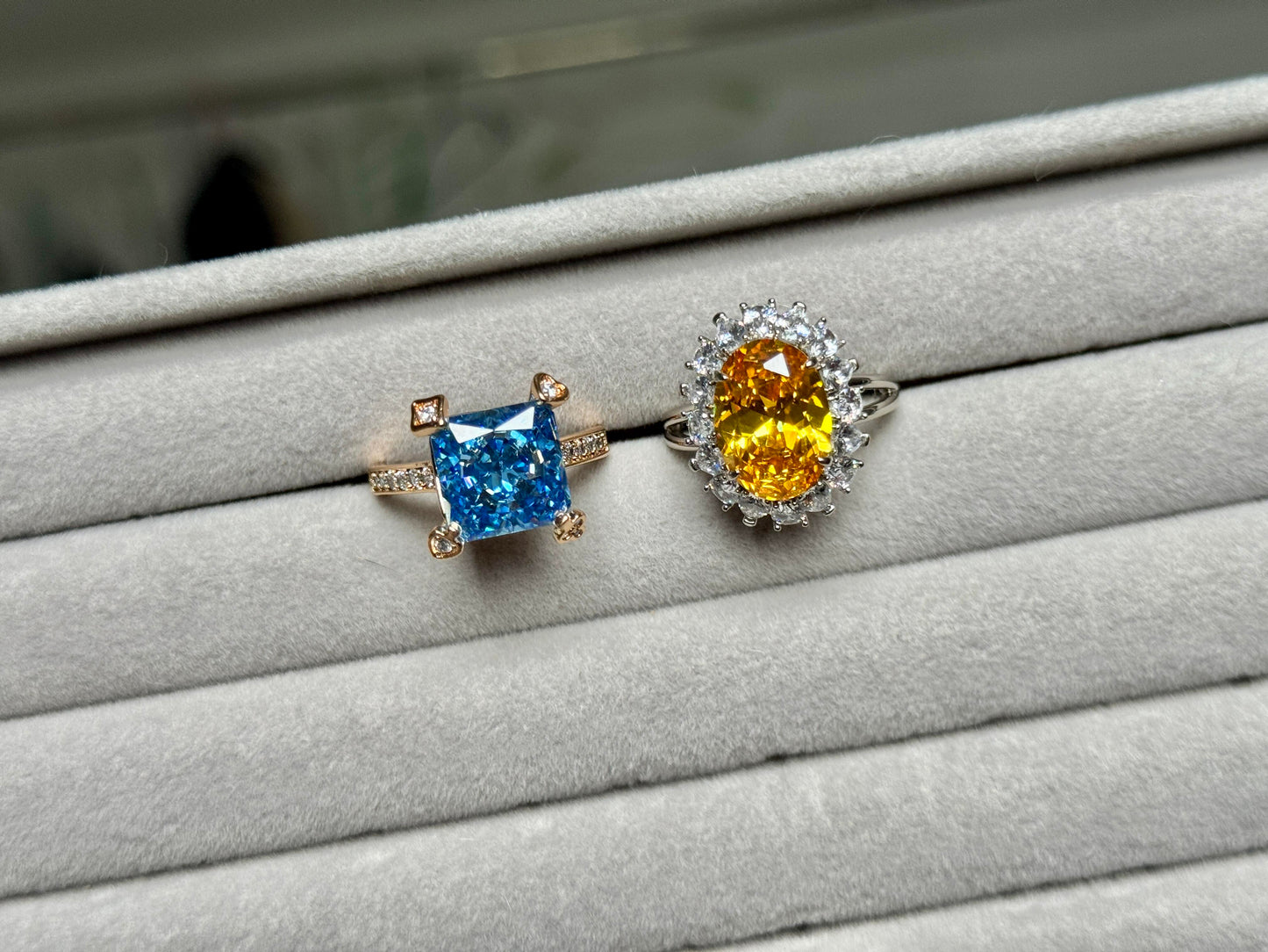 5A 4-16mm Oval Ice Flower Cut Loose CZ Stone - 1pcs