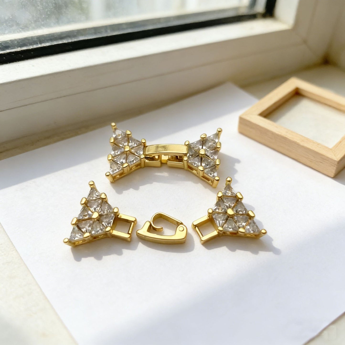 Trapezoid Interlocking Clasp, Full Zirconia