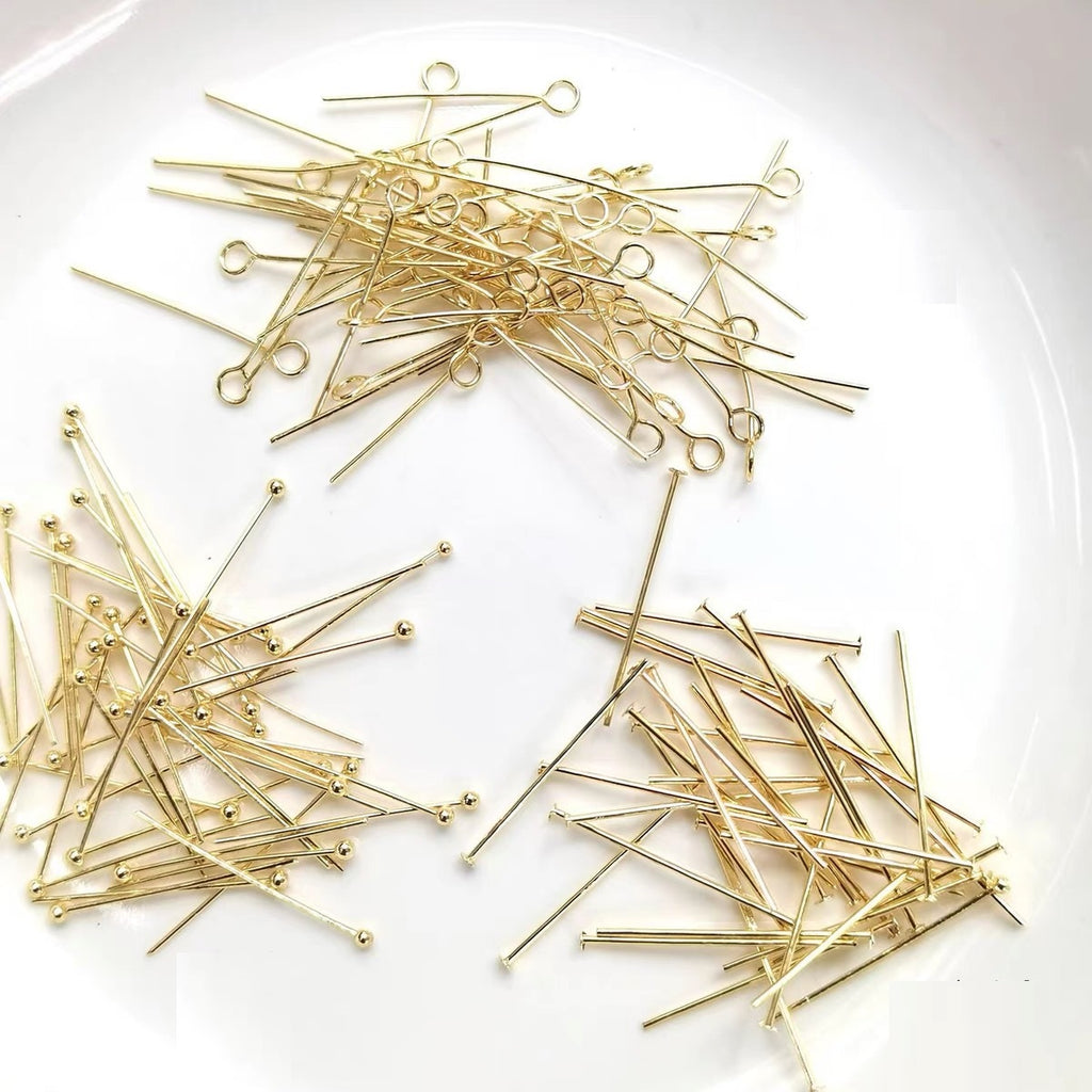 100pcs Ball/T-shape/Eyepin Point Headpins/Needle
