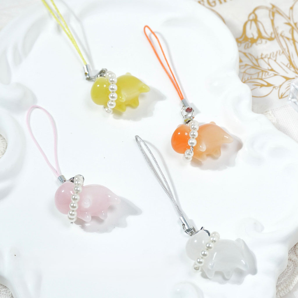 (5pcs)UV Color-Changing Resin Small Cat's Eye Cat Bead-No Holes