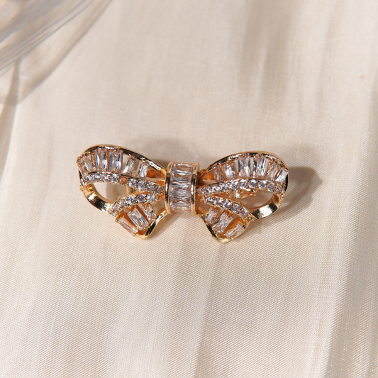 CZ-Set Bow Universal Clasp
