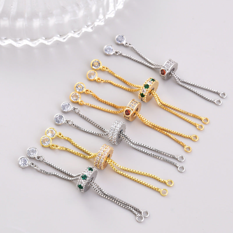 Adjustable Drawstring Clasp with Silicone Bead End
