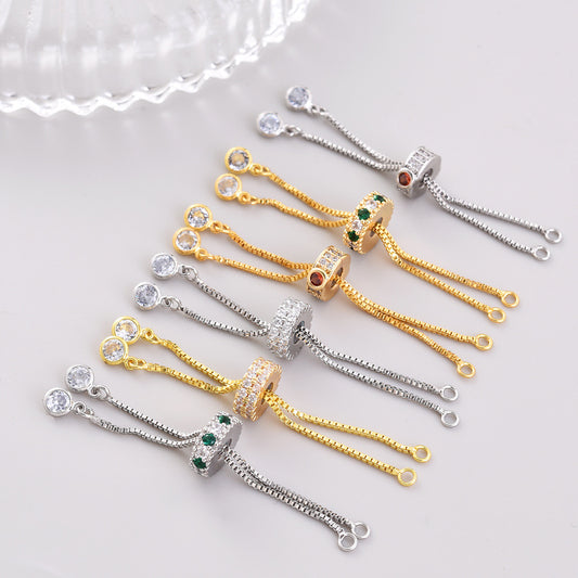 Adjustable Drawstring Clasp with Silicone Bead End