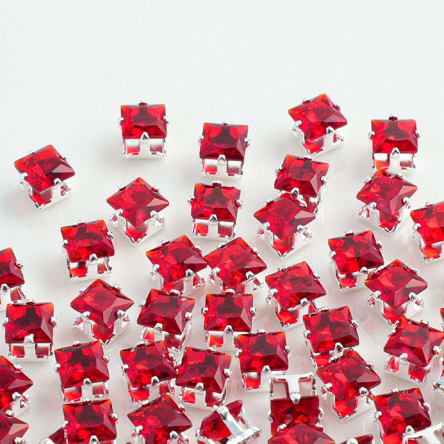 6x6MM Square Zircon Beads