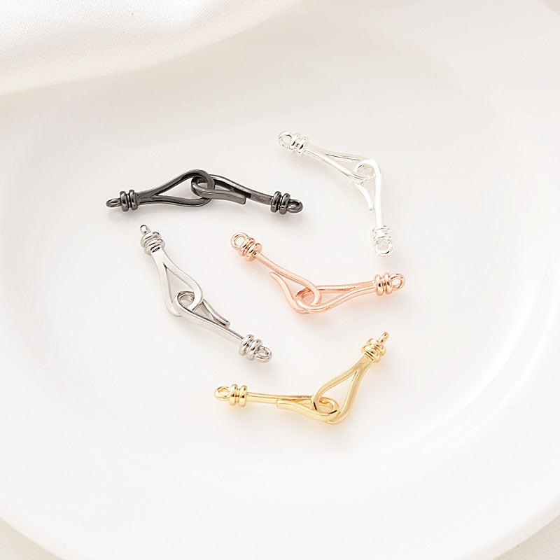 Hook-shape Clasp Set - 2pcs