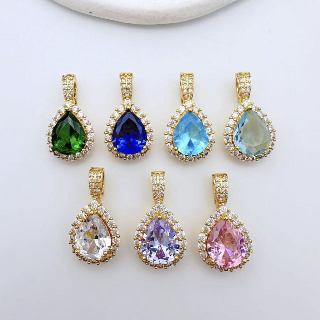 Teardrop Pendent Connection Closure/Clasp
