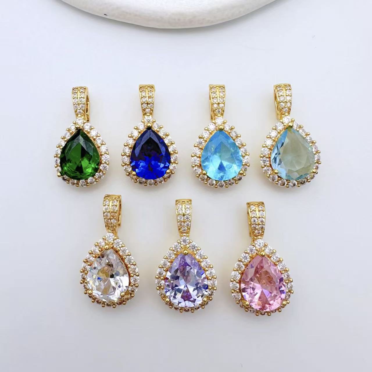 Teardrop Pendent Connection Closure/Clasp