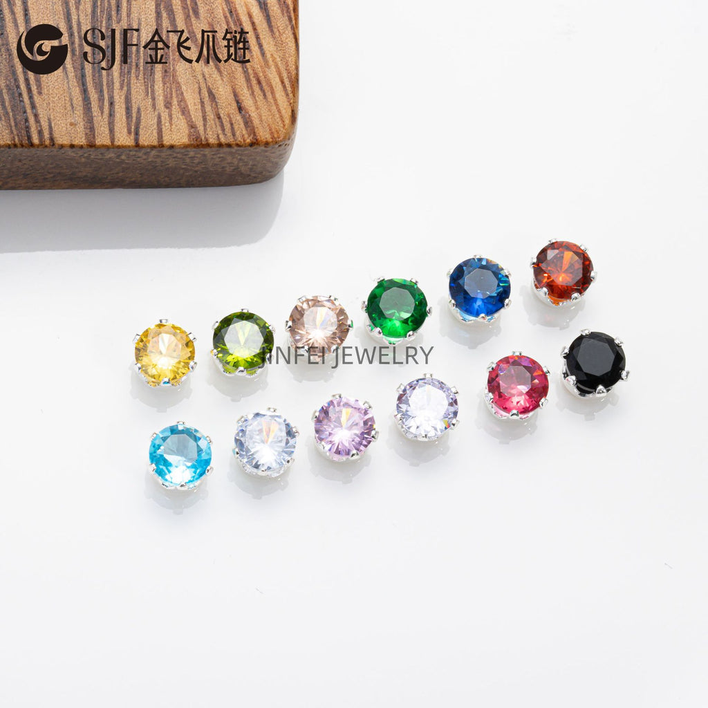8MM Round Prong-Set CZ
