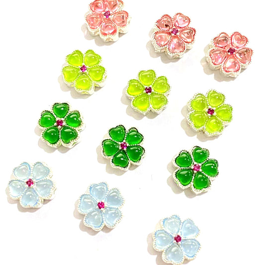 Five-petal Flower Spacer-5pcs