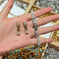 Square Zircon Closure