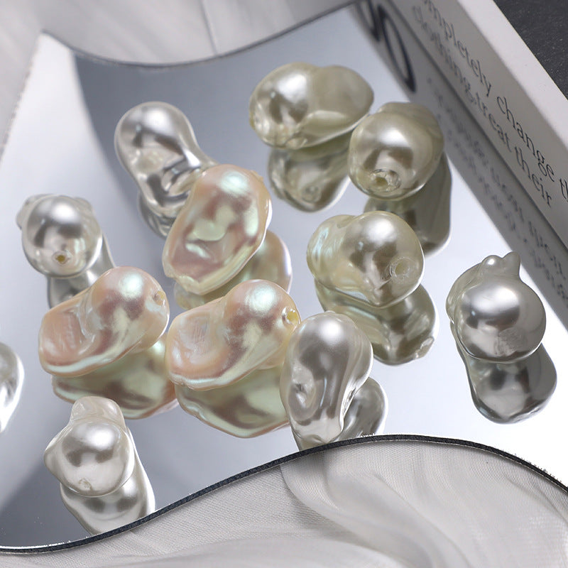 (10pcs)High-Luster Baroque Pearl Irregular Loose Beads