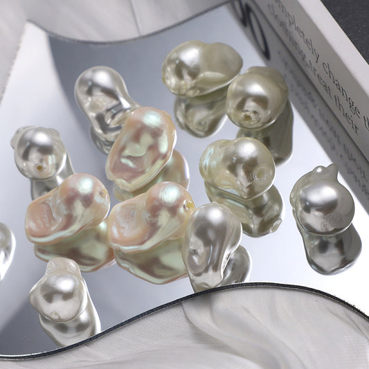 (10pcs)High-Luster Baroque Pearl Irregular Loose Beads