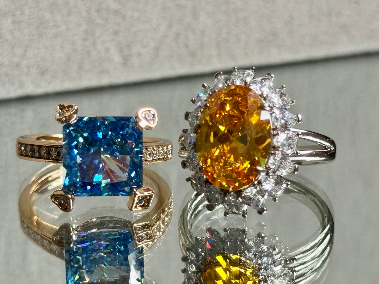 5A 4-16mm Oval Ice Flower Cut Loose CZ Stone - 1pcs