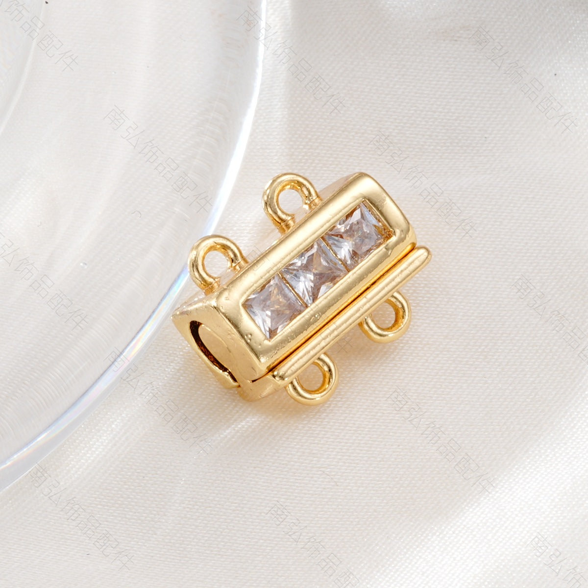 Magnetic Double Row Jewelry Connectors