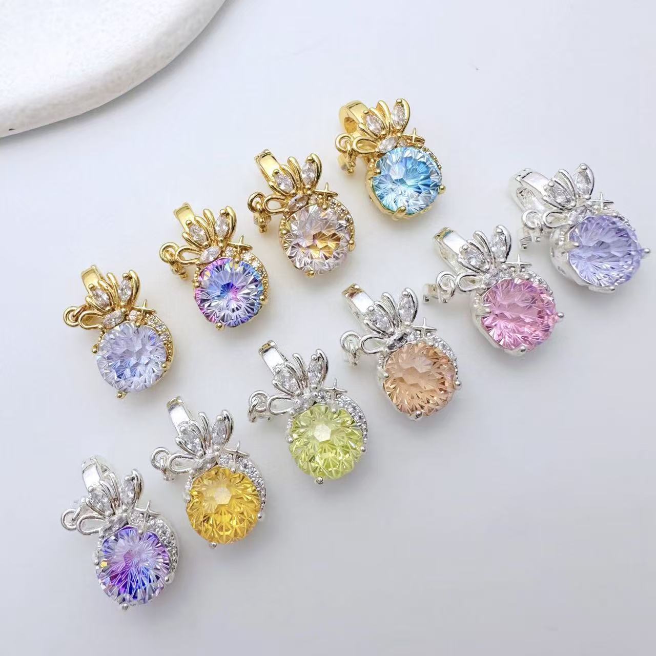 Floral Pendent Connection Closure/Clasp