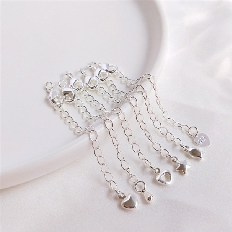 Lobster Clasp with Extended Chain-5pcs