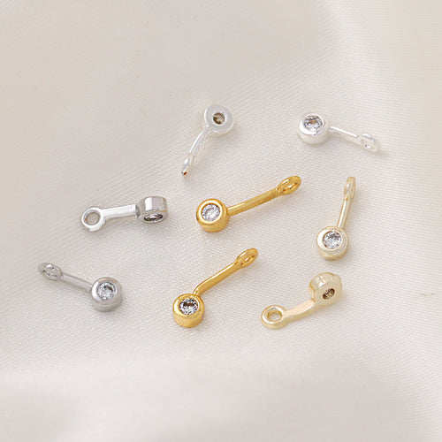 10pcs Flower Bud Small Dangle Charm Pendant
