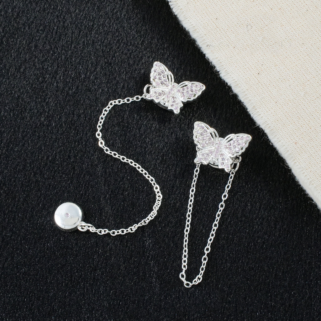 Butterfly Magnetic Clasp Set with Extension Chain