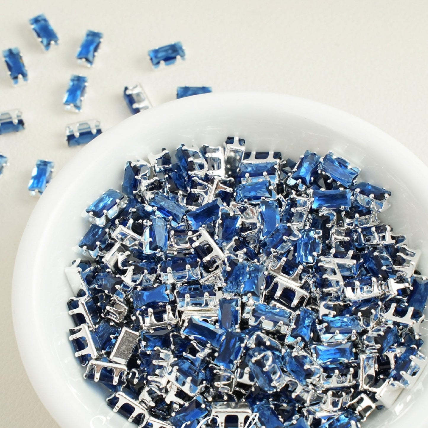 2x4mm Rectangle Zircon Beads