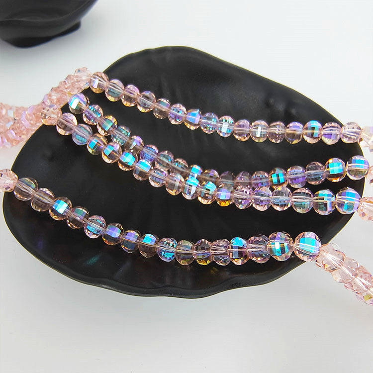 Premium 8MM Oval Round Crystal Beads
