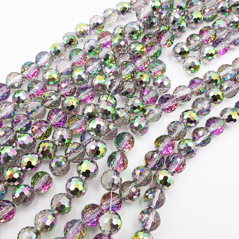 Premium 10MM Disco Round Beads - Rainbow Series
