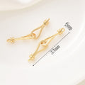 Hook-shape Clasp Set - 2pcs