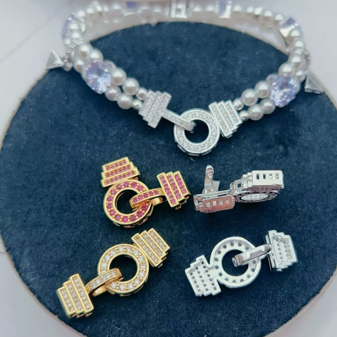 Tarnish Resistant Plated Multi-Strand Clasp