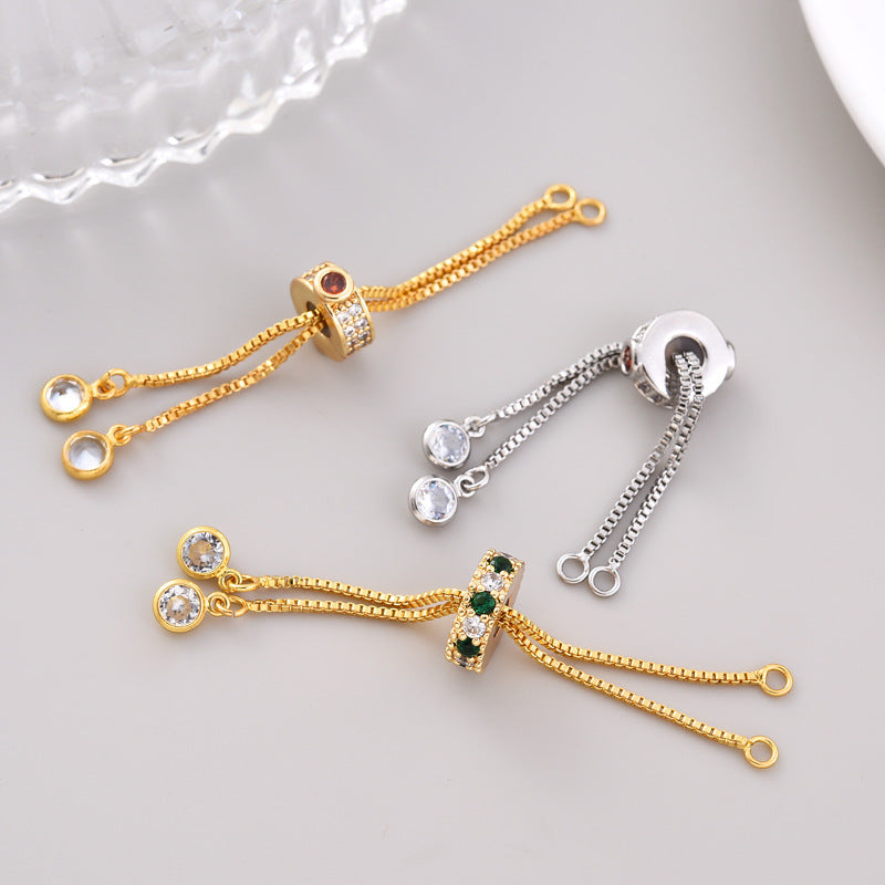 Adjustable Drawstring Clasp with Silicone Bead End
