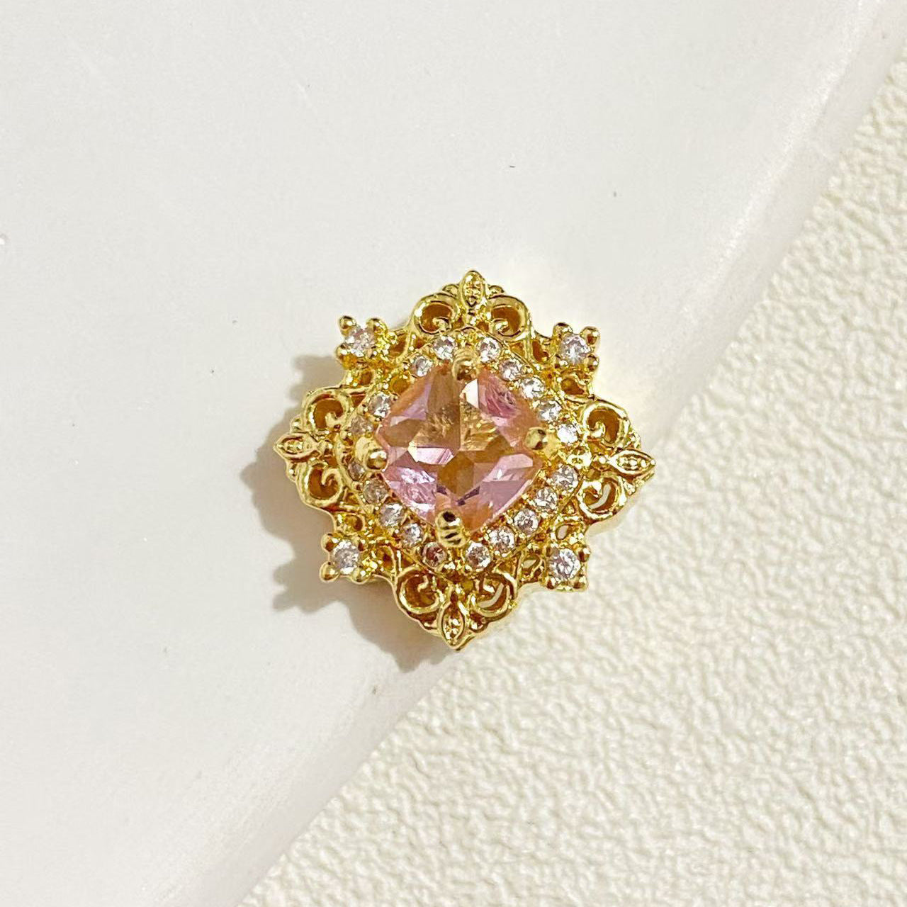 CZs Rhombus Spacer-5pcs