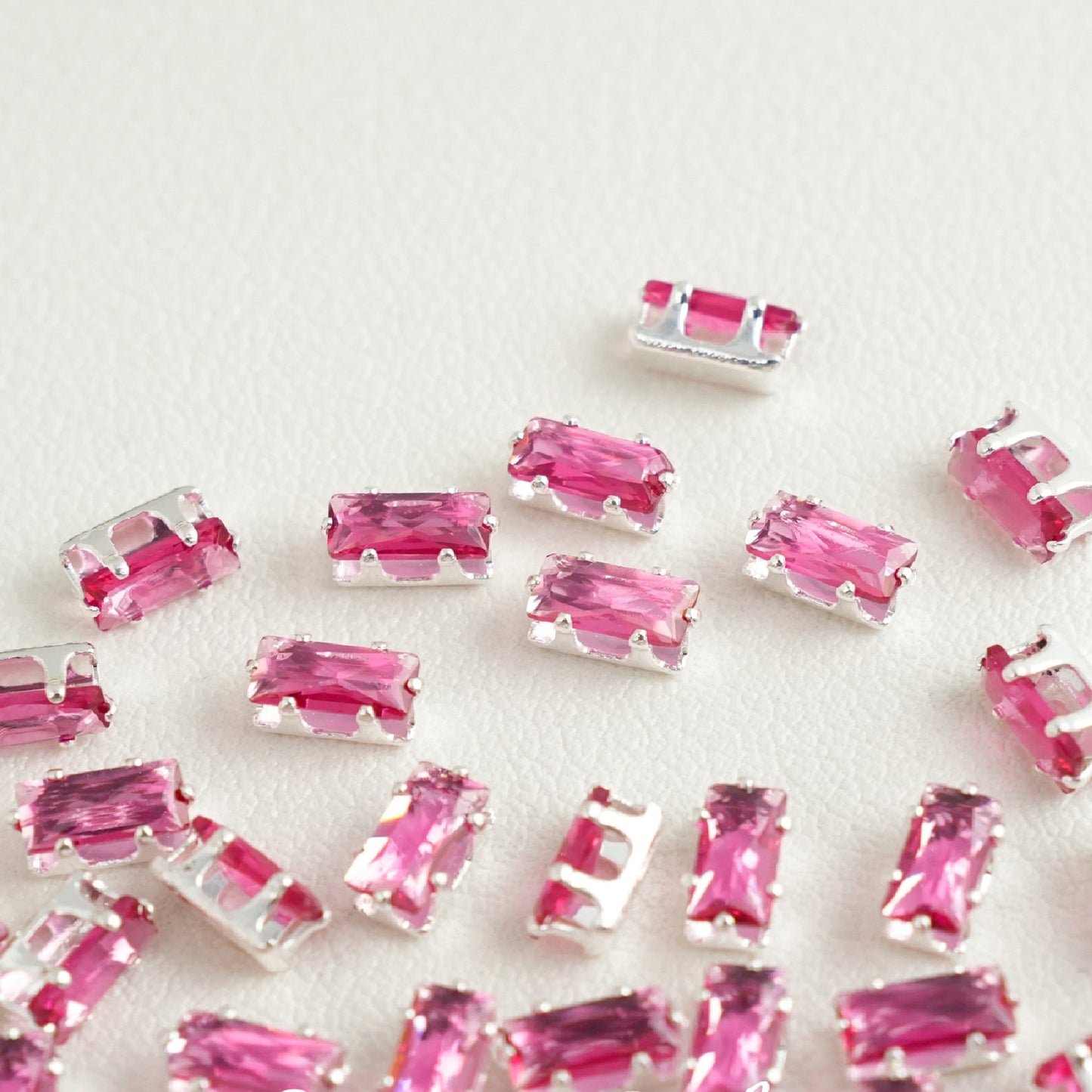 2.5x5mm Rectangle Zircon Beads