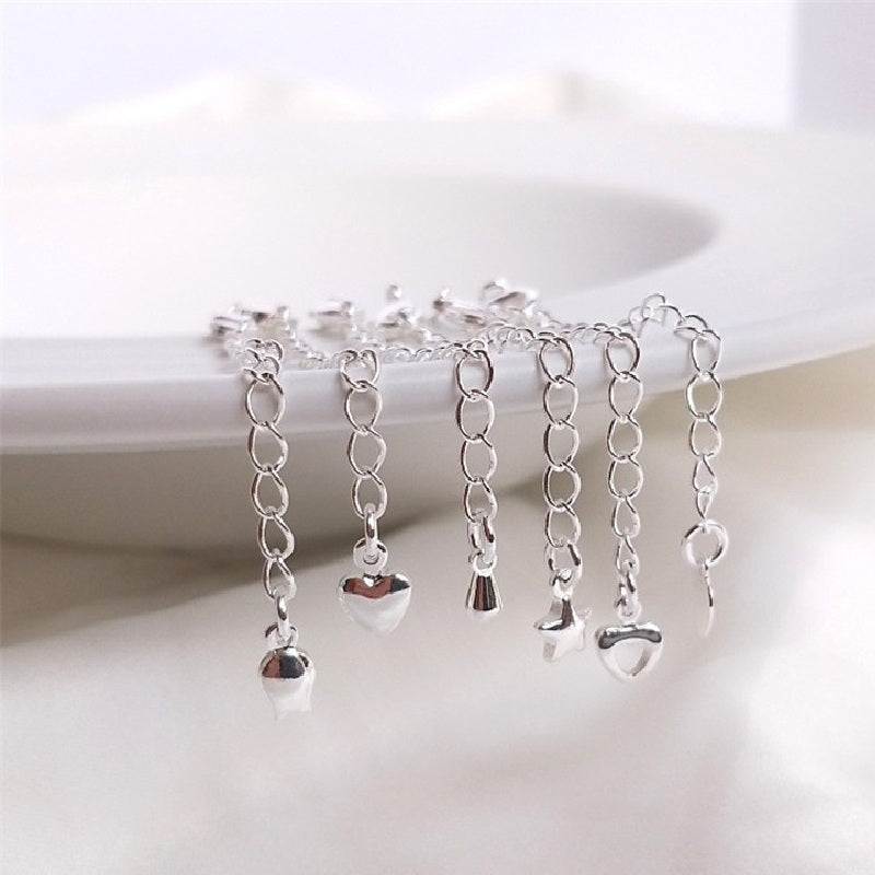 Lobster Clasp with Extended Chain-5pcs
