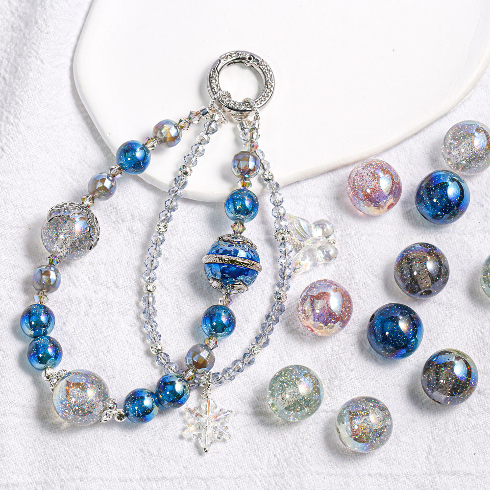 خرز دائري - سلسلة الليزر الهولوغرافي 