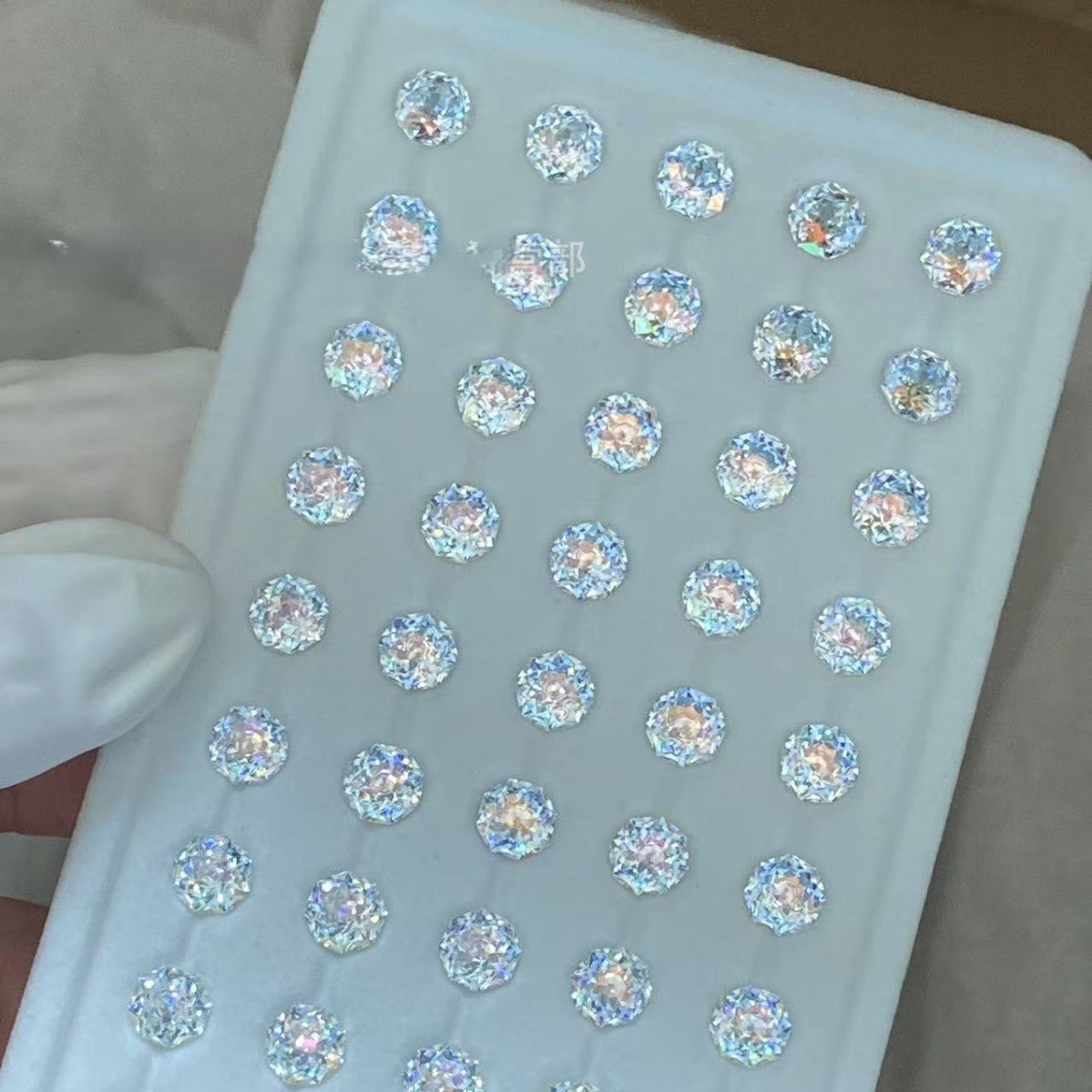 5A Octagonal Iridescent-Coated Bouquet Cut Loose CZ Stone - 2pcs