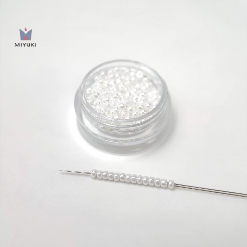 MIYUKI 420 Creamy Glaze Glass Seed Beads - 10g