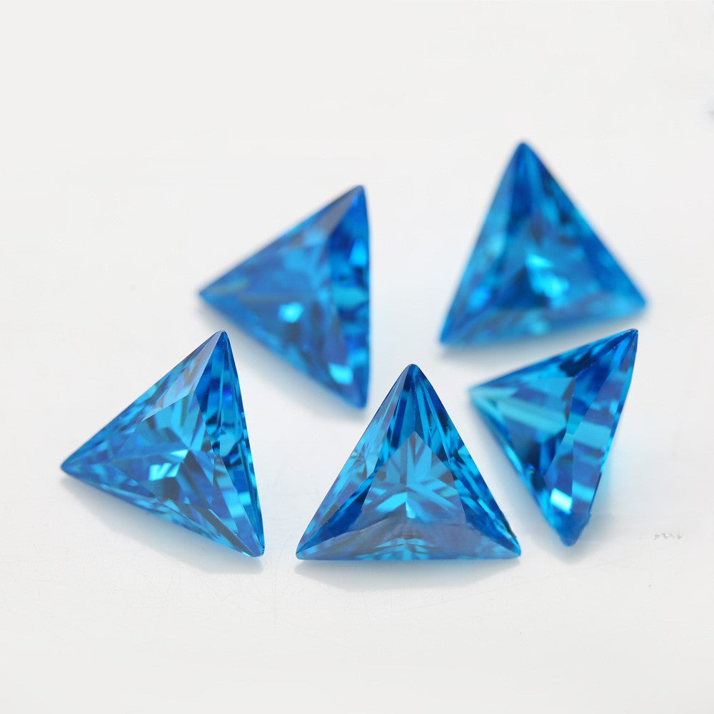 5A 3-20mm Delta Point Cut Loose CZ Stone - Bulk
