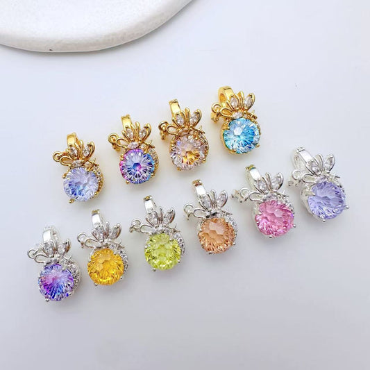 Floral Pendent Connection Closure/Clasp