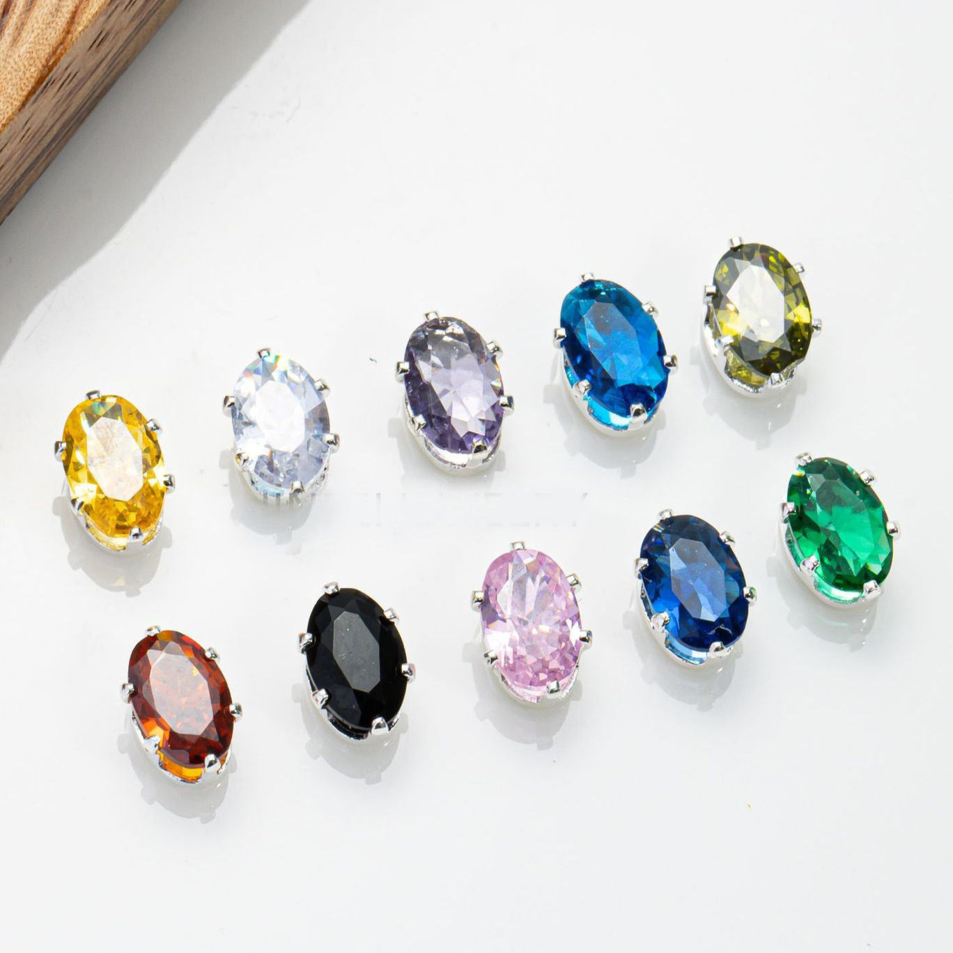 3x5mm Oval Zircon Beads