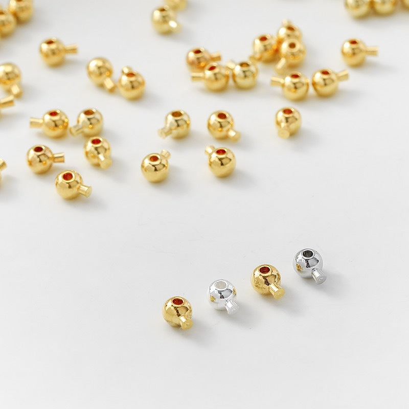 50pcs 3.5mm Stopper Round Position Beads