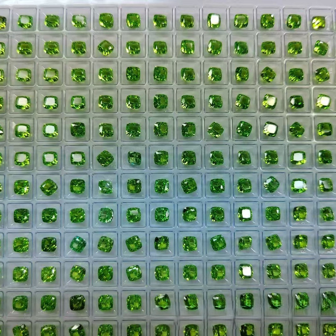 5A 4-12mm Square Ice Cut Loose CZ Stone - 1pcs