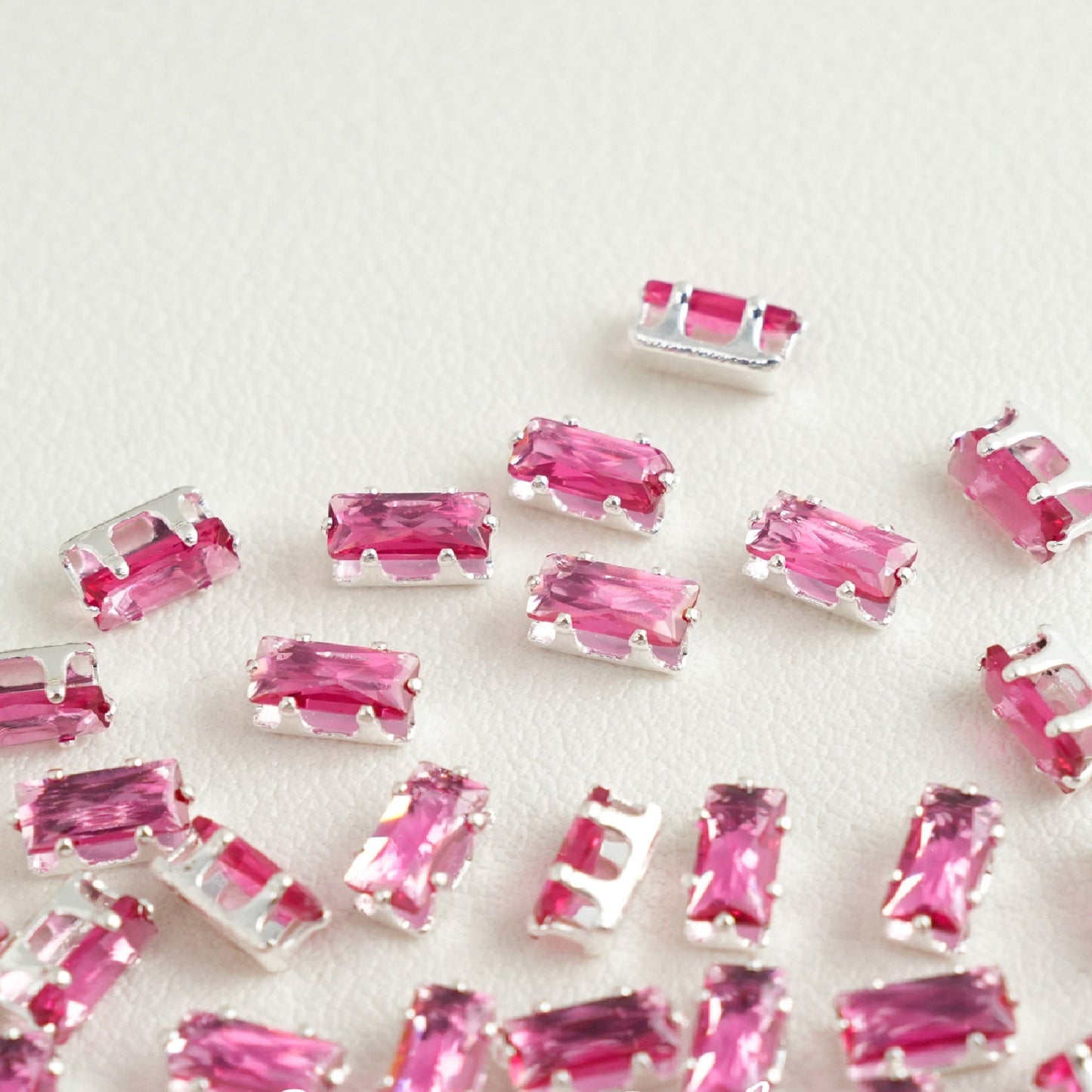 2x4mm Rectangle Zircon Beads