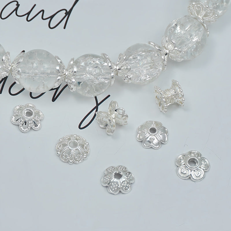(5pcs)Flower Bead Caps / Spacers
