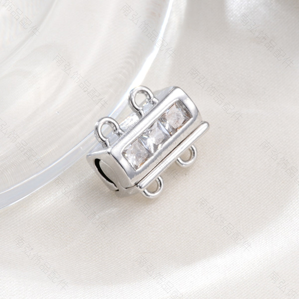 Magnetic Double Row Jewelry Connectors